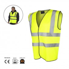 Safety Reflective Vest Model No B 100% Polyester EN 471Green
