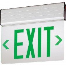 EMERGENCY EXIT SIGN WHITE PLASTIC FRAME (L/R)