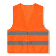 Safety Reflective Vest Model C 100% Polyester CE EN 471 Orange