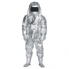 Fire Fighting Safety Suit Silver 