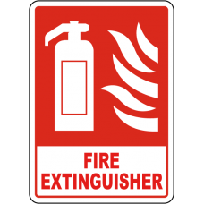 Fire Extinguisher Sign Big 