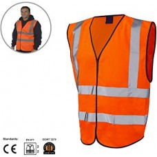 Safety Reflective Vest Model No B 100% Polyester EN 471