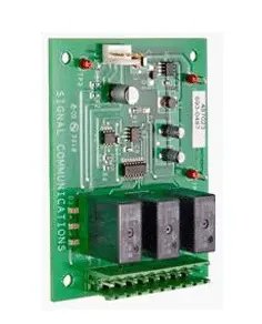 [180-013/Zt-Mns-3-Rel] Common Alarm And Trouble 3-Relay Card Allows 3 Outputs Used As Active And Trouble Indicators, With The Third Used For Other Applciations