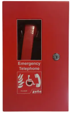 [195-310 Ts-Os/R] Type A Telephone Outstation - Red Handset