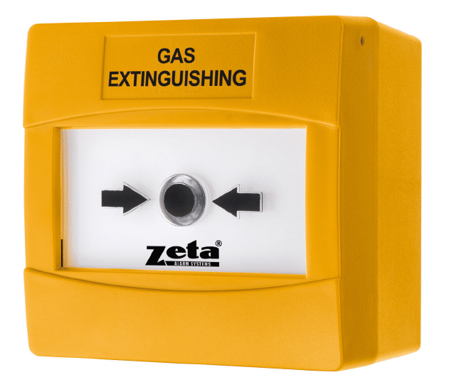 [43-802 ZT-CP4/WP/Y/
PLUS] [43-802 Zt-Cp4/Wp/Y/
Plus] Zeta Conventional Cp4 Manual Call Point C/W Tamperproof Housing, Yellow