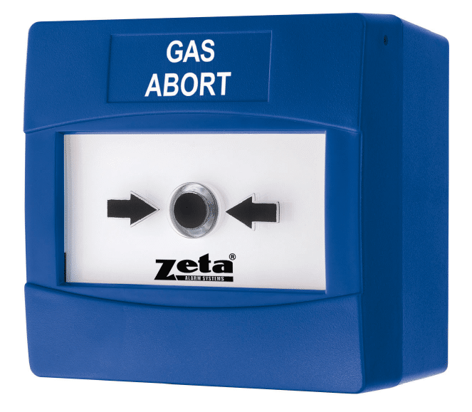 [43-659ZT-CP4/F/B] [43-659ZT-CP4/F/B] zeta cp4 conventional flush mount manual call point, blue