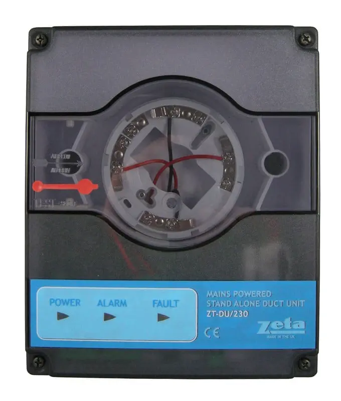 [48-015 ZT-DU2/RB/48] [48-015 ZT-DU2/RB/48] zeta duct unit enclosure c/w 48v dual auto relaybase and 2 x sampling probes