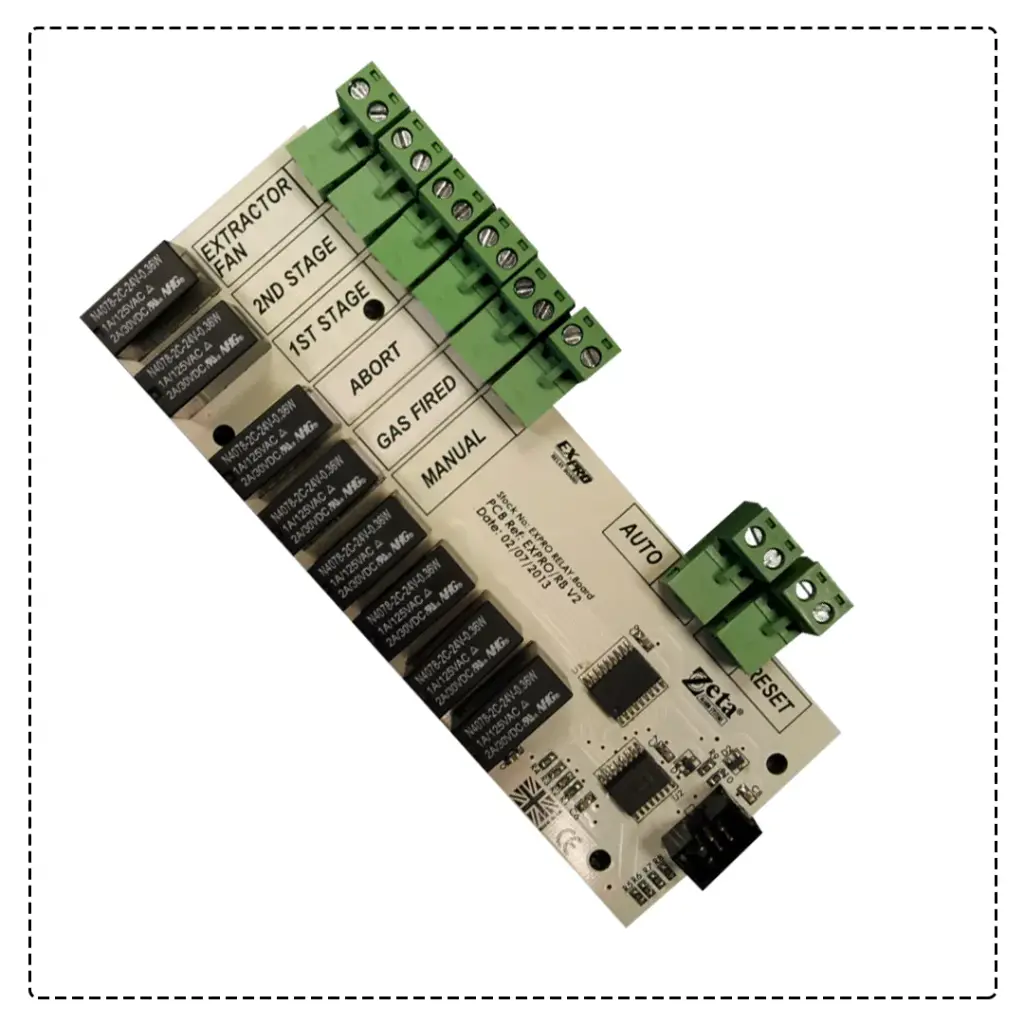 [37-097 EX-OER3] Zeta Premier Ex Pro Output Expansion - 3 Relay Pcb