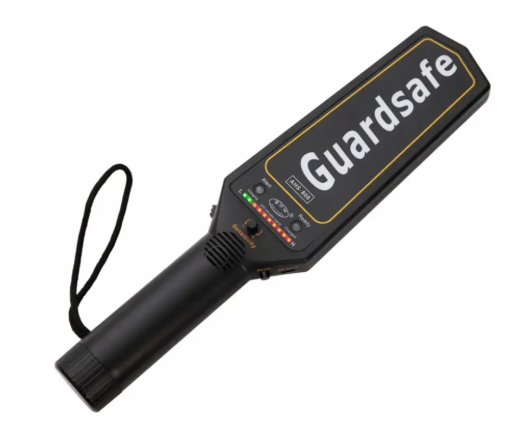 GUARDSAFE HANDHELD METAL DETECTOR AHS-808PLUS CE- CERTIFIED [SAF-16662]