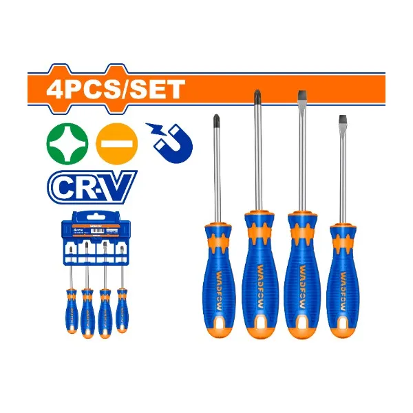 Wadfow Screw Driver Set 4pcs [WSS1204]