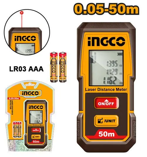 Ingco Laser Distance Detector [HLDD0508]