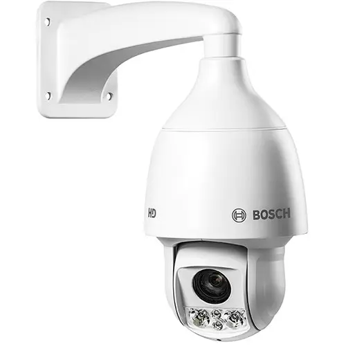 BOSCH AUTODOME IP 5000 1MP OUTDOOR NETWORK DOME CAMERA WITH 4.3-129MM LENS & NIGHT VISION NEZ-5130-IRCW4