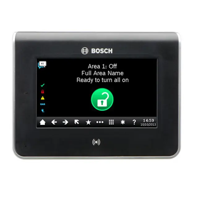 BOSCH COLOR GRAPHIC TOUCH SCREEN KEYPAD WITH PROX. READER (BLACK) B942W