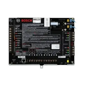BOSCH INTRUSION CONTROL PANEL: 8 ONBOARD ZONES, 99 ZONES, 8 AREAS B8512G