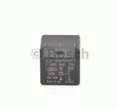 BOSCH MINI RELAY, 12V 30A 0986-AHO-250