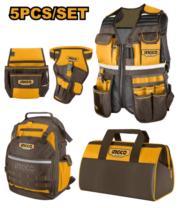 Ingco 5 Pcs Tools Bag Set [COS23090]