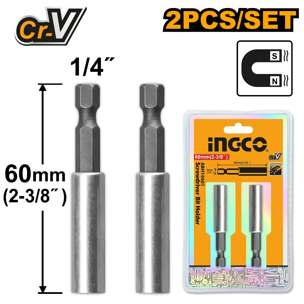 Ingco Screwdriver Bit Holder - P25C100 [ABH10601]