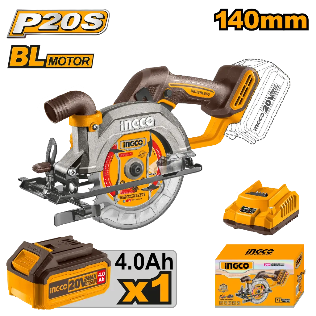 Ingco Cordless Circular Saw [CSLI14021]