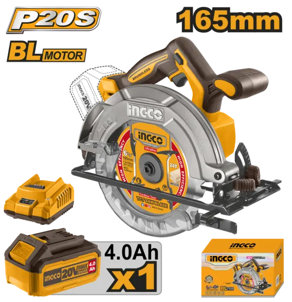 Ingco Cordless Circular Saw [CSLI16521]