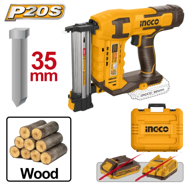 Ingco Cordless Brad Nailer [CBNLI3505]