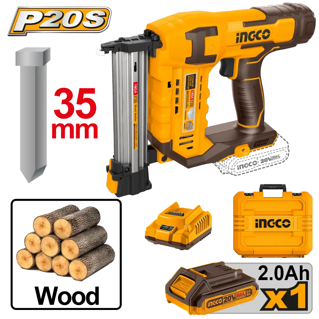 Ingco Cordless Brad Nailer [CBNLI3508]