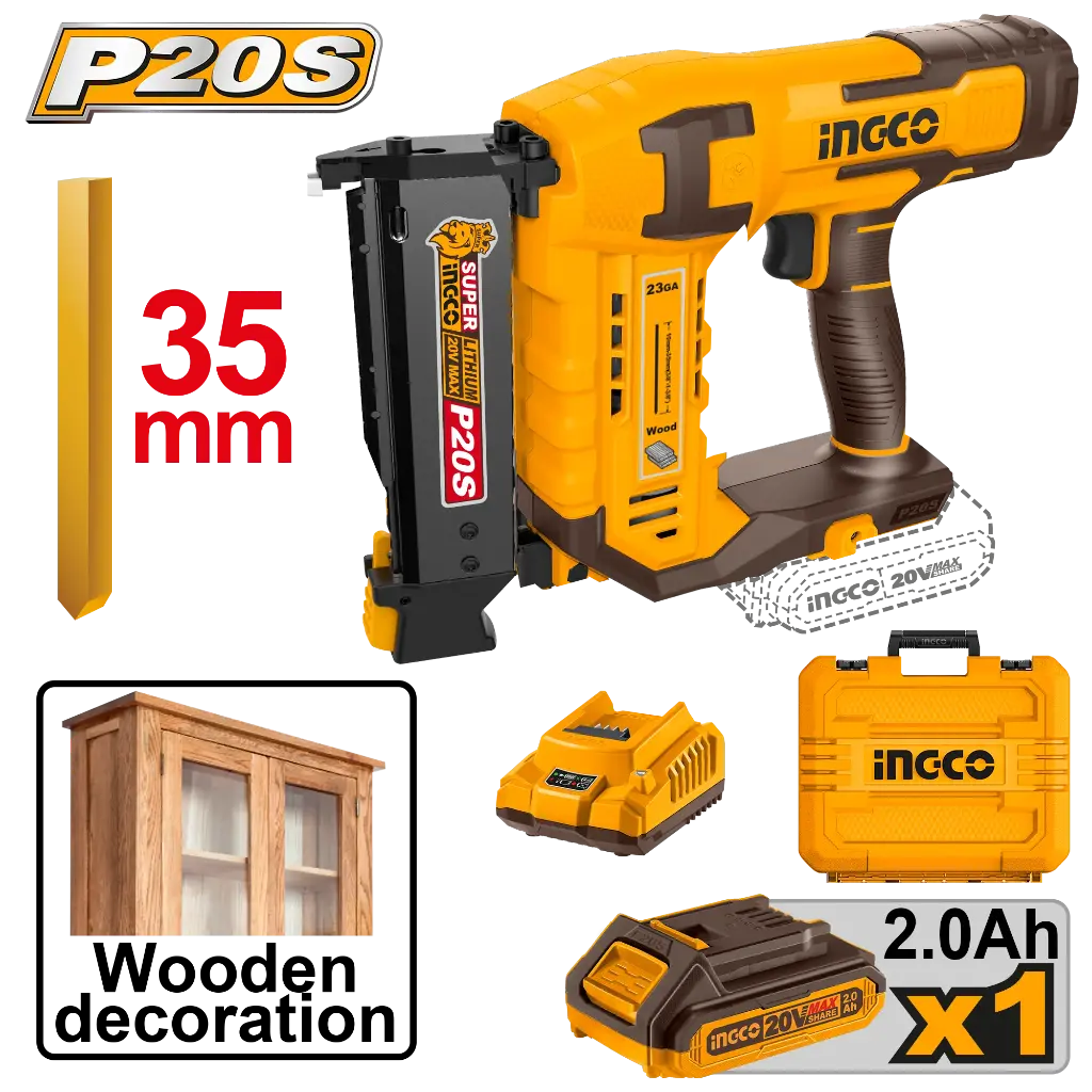 Ingco Cordless Pin Nailer [CBNLI3606]