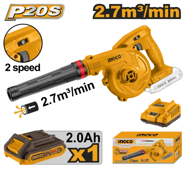 Ingco Cordless Blower [CABLI200181]