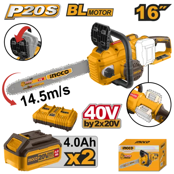 Ingco Cordless Chain Saw [CGSLI401682]