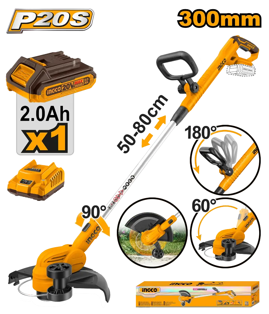 Ingco Cordless Grass Trimmer [CGTLI203285]