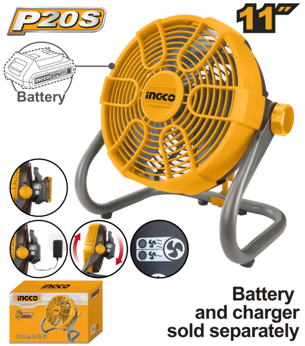Ingco Cordless Fan [CFALI2002]