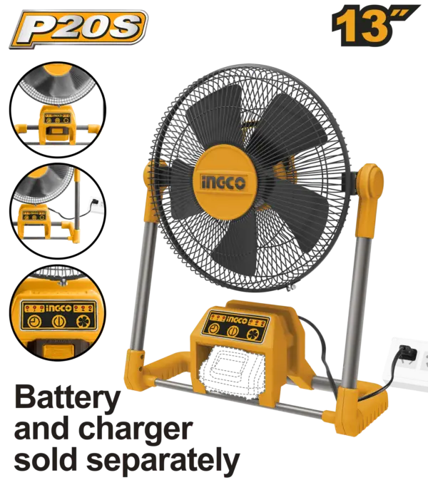 Ingco Cordless Fan [CFALI2001]