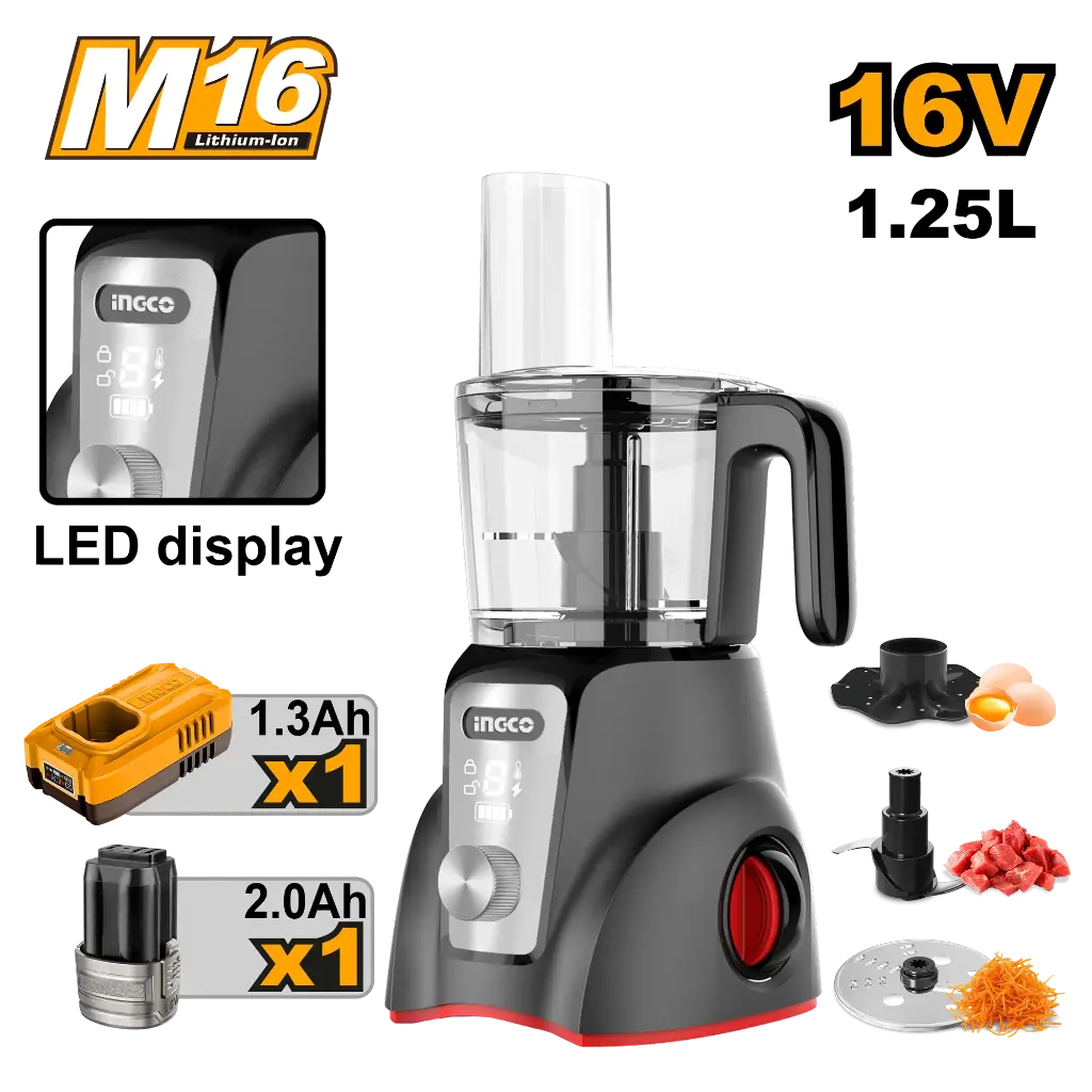 Ingco Cordless Food Processor [CFP027K]