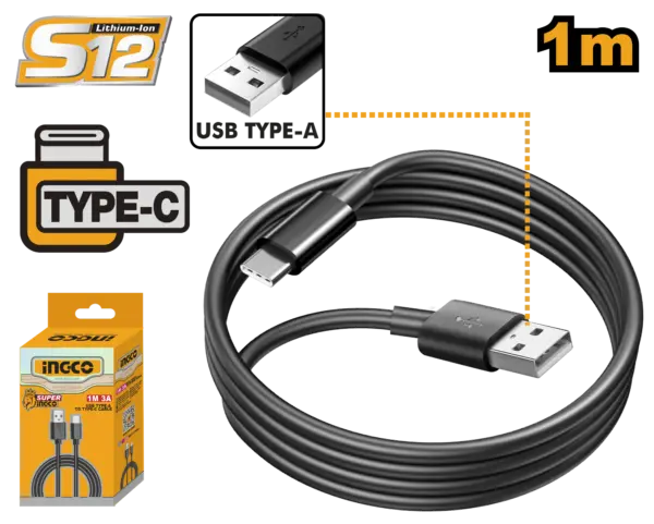 Ingco Usb Type-A To Type-C Cable [IUCC01]