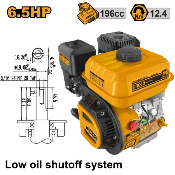 [GEN1682] Ingco Gasoline Engine [GEN1682]