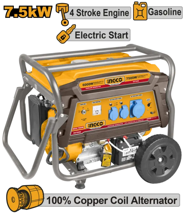 Ingco Gasoline Generator [GE75006]