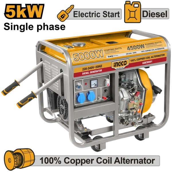 Ingco Diesel Generator [GDE50001]