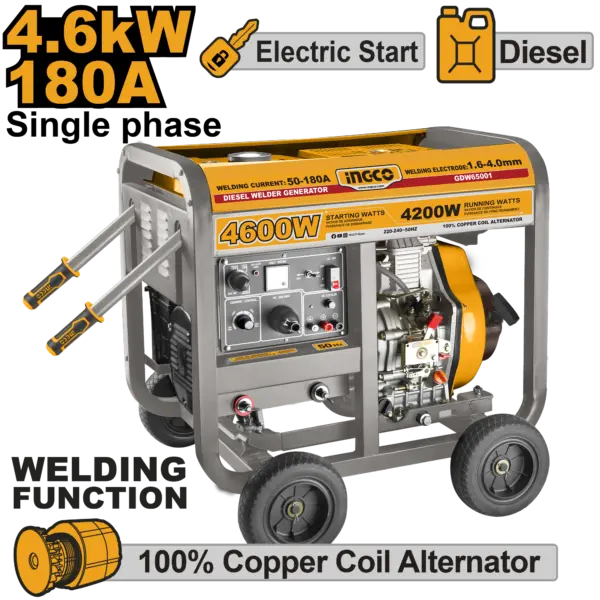 Ingco Diesel Welder Generator [GDW65001]