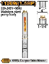 Ingco 4" Deep Well Pump [DWP11001]
