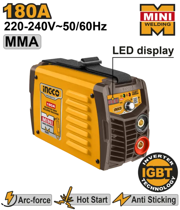 [ING-MMA18058] Ingco Inverter Mma Welding Machine [ING-MMA18058]