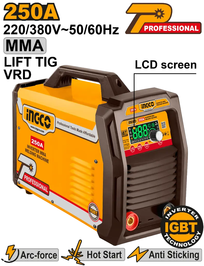 Ingco Inverter Mma/Tig Lift Welding Machine [ING-MMA25079]