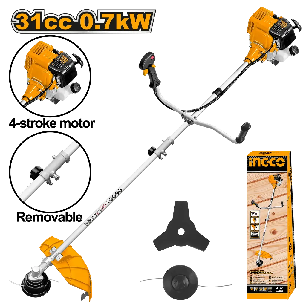 Ingco Gasoline Grass Trimmer And Brush Cutter [GBC53144241]