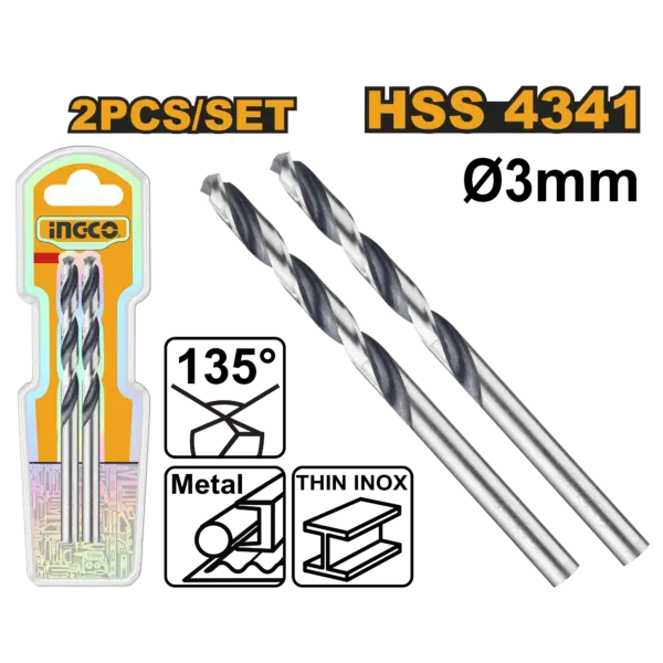 Ingco 4341 Hss Drill Bit [DBT1200034]