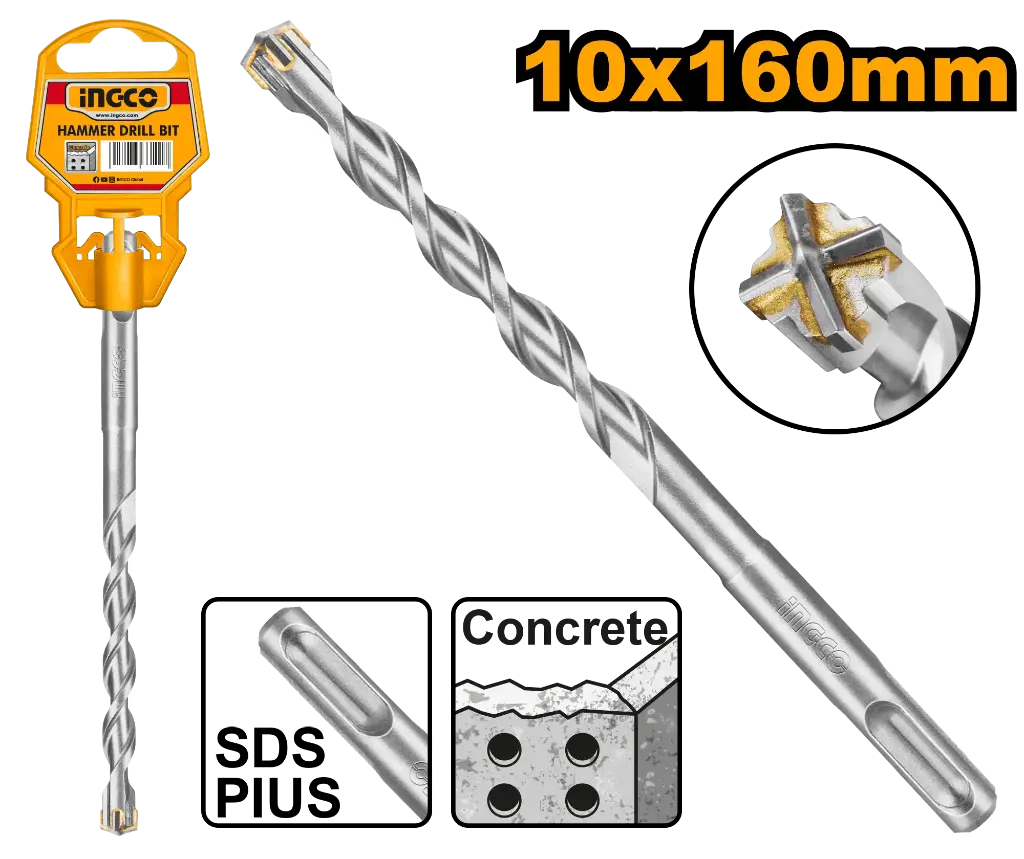[DBH1211002] Ingco Sds10 x 160mm Plus Hammer Drill  [DBH1211002]