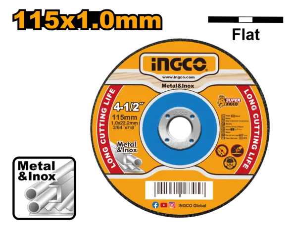 Ingco Abrasive Metal Cutting Disc [MCD101151]