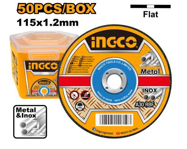 Ingco Abrasive Metal Cutting Disc Set [MCD1211550]