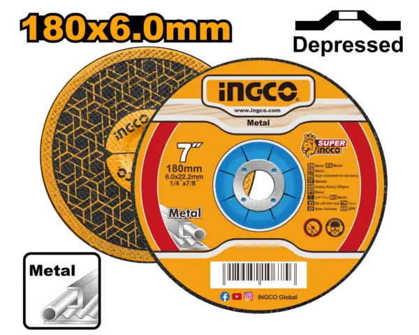 Ingco Abrasive Metal Grinding Disc [MGD601801]