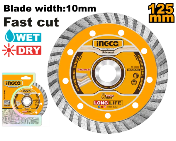 Ingco Turbo Diamond Disc [DMD031252]