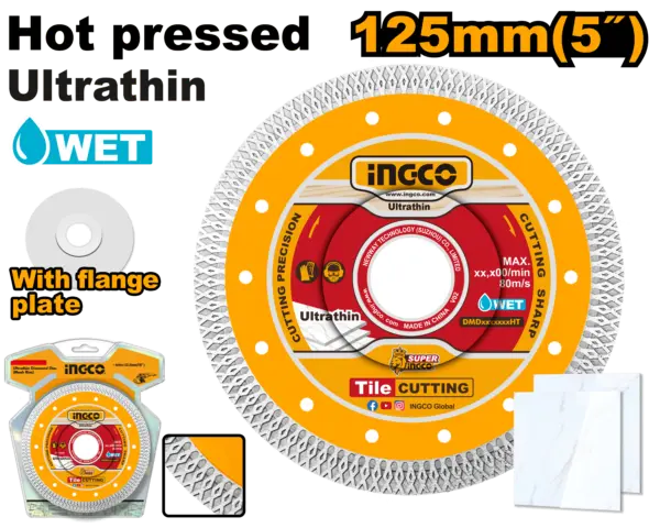 Ingco Ultrathin Diamond Disc Mesh Rim 5" 10Mm [DMD081251HT]