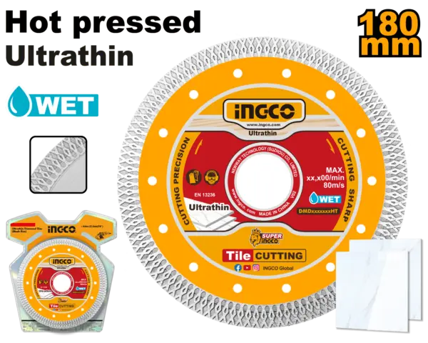 Ingco Ultrathin Diamond Disc（Mesh Rim） [DMD081801HT]