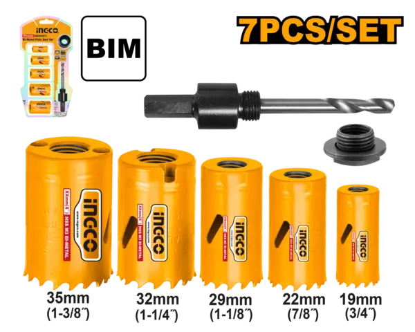 Ingco Bi-Metal Hole Saw Set [AKH0071]